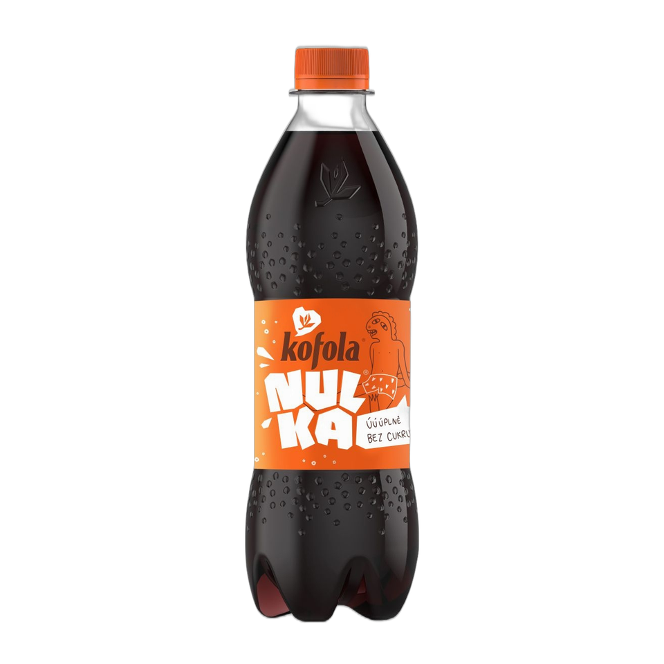 Kofola Nulka 0,5l sugar-free Czech cola bottle