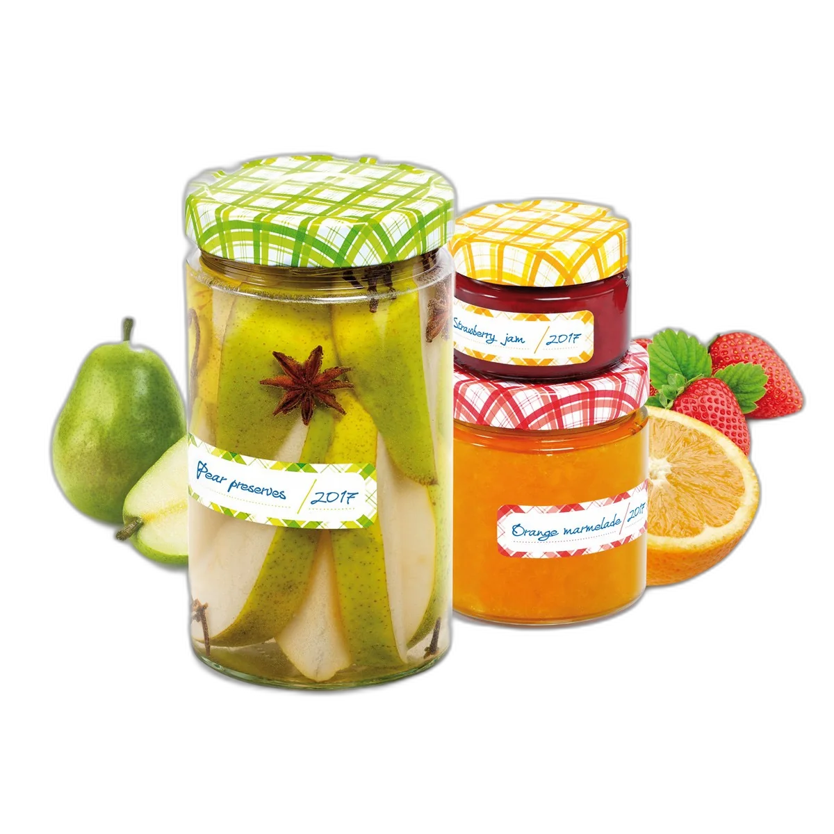 Etiqueta Tescoma para frascos DELLA CASA, 24 piezas