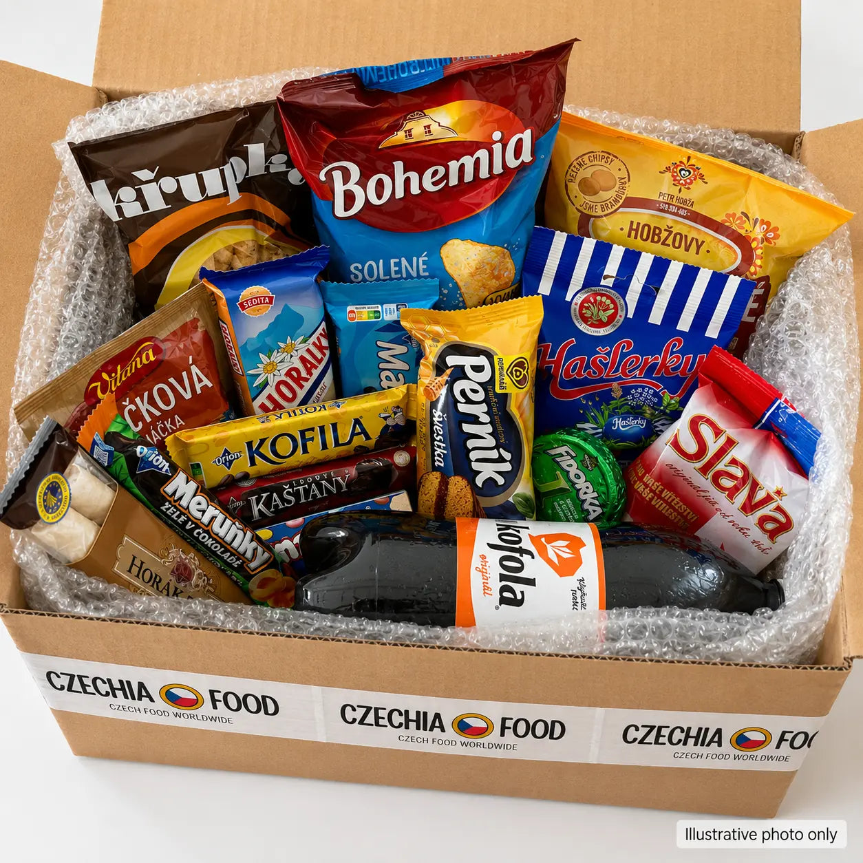 Czech Mystery Food Box – ¡Una Selección Sorpresa! 🎁🍽️