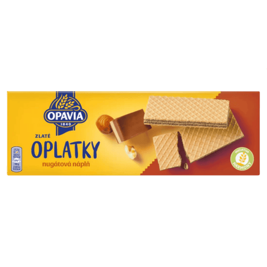 Opavia Zlate Oplatky with Nougat Filling