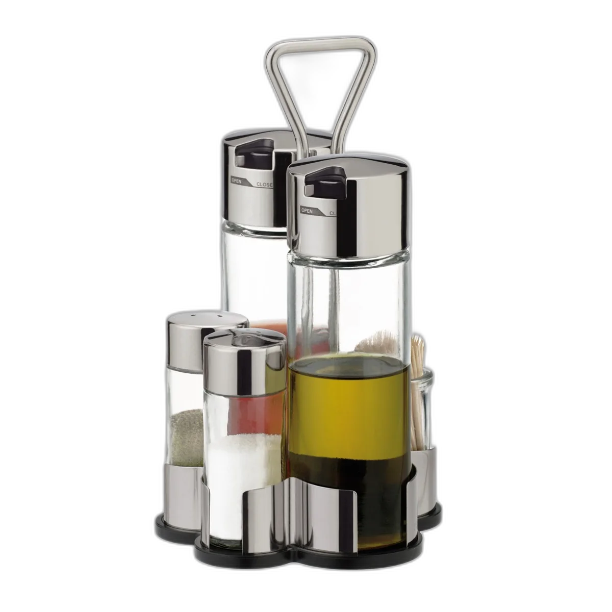 Tescoma Olie-azijn-zout-peper-tandstoker set CLUB