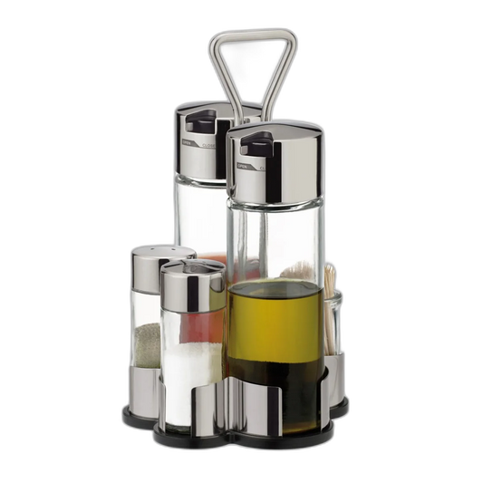 Tescoma Oil-vinegar-salt-pepper-toothp. set CLUB