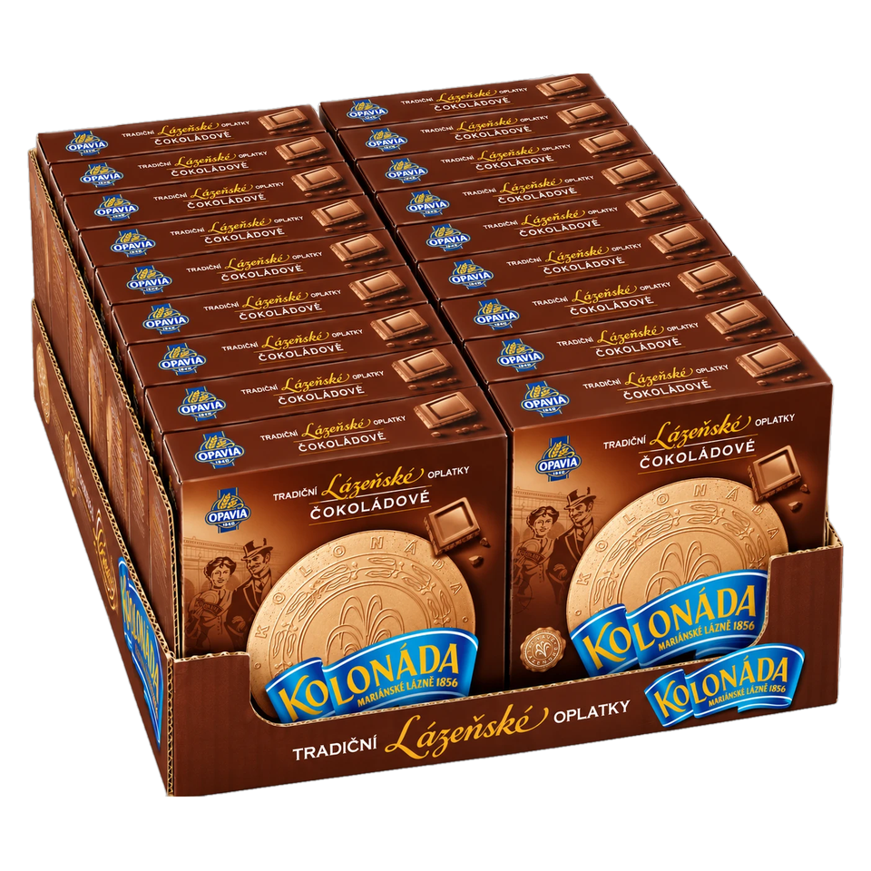 Opavia Kolonada Spa Wafers Chocolate Pack of 18 pcs