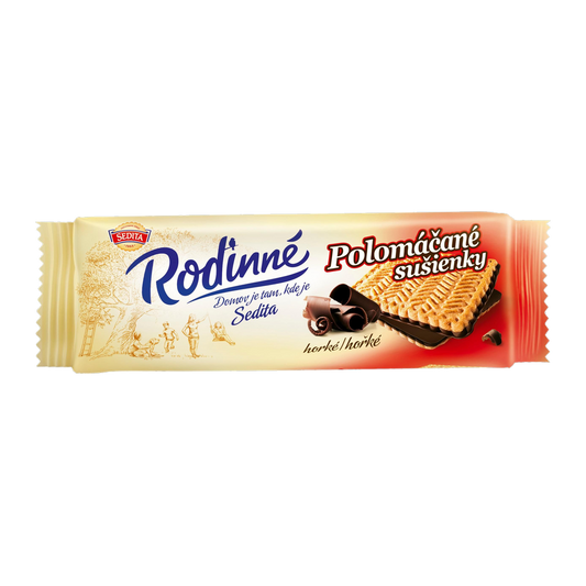 Sedita Rodinné Sušenky Polomáčené v Kakaové Polevě