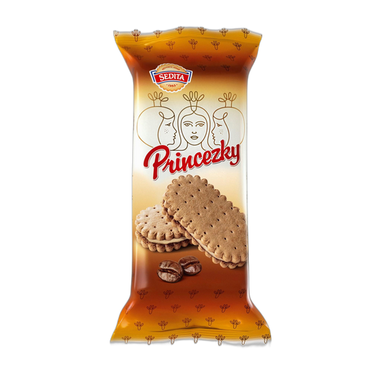 Sedita Princezky Sušenky s Kávovou Krémovou Náplní