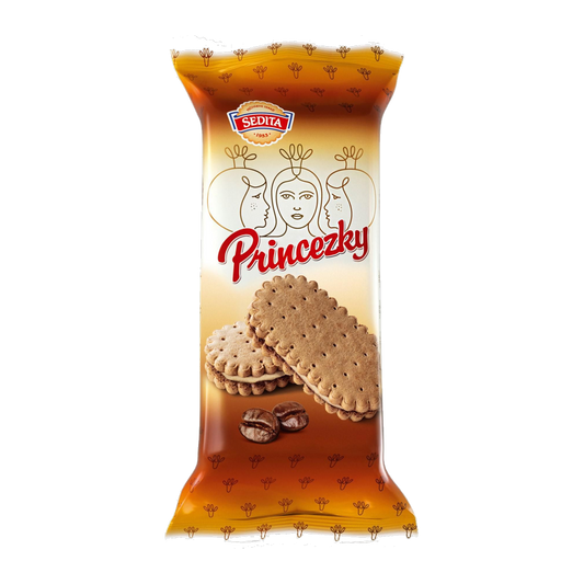 Sedita Princezky Sušenky s Kávovou Krémovou Náplní