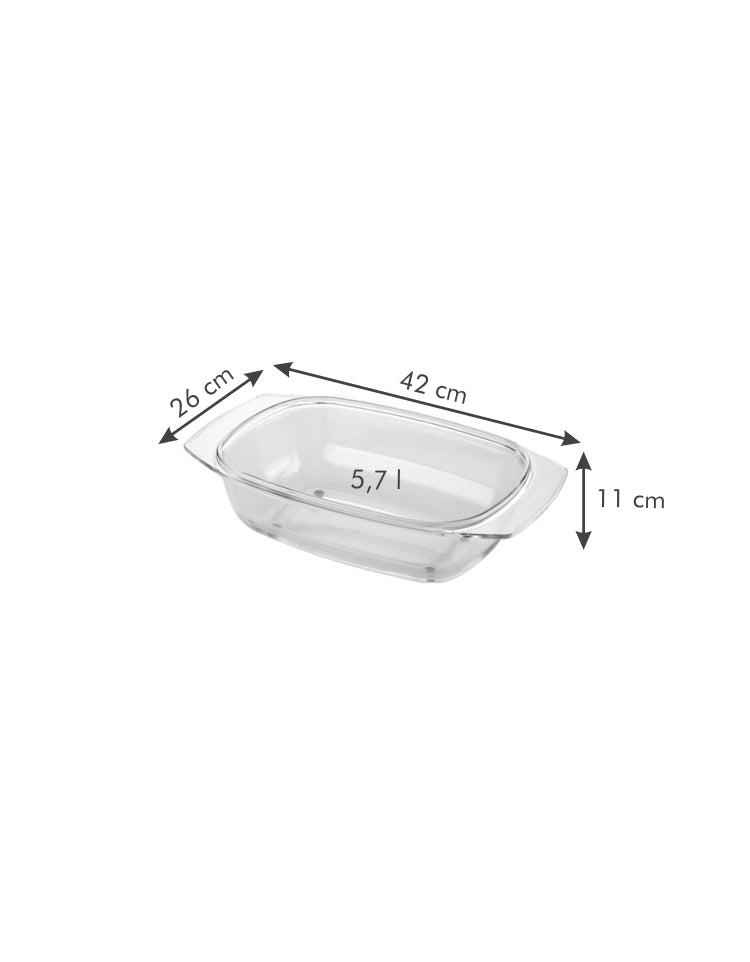 Tescoma Deep Roaster 42 cm Delícia Glass