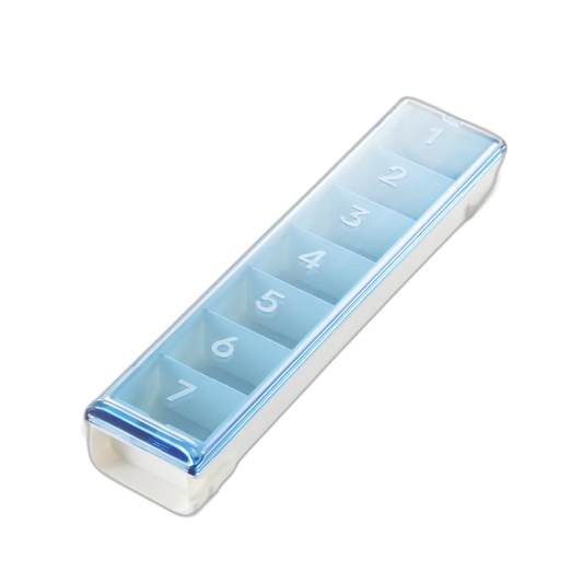 Organisateur de pilules Tescoma PRESTO, bleu