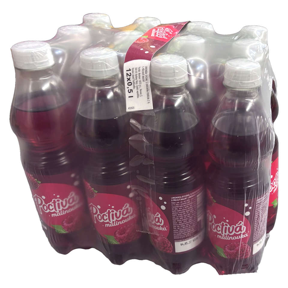 Podebradka Poctiva Malinovka 0,5 l Pack of 12 pcs