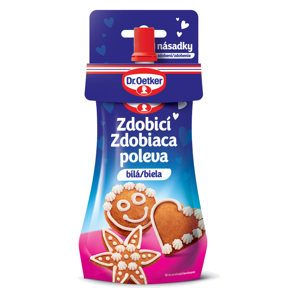 Dr. Oetker White Decorating Icing with Nozzles
