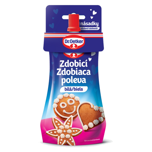 Dr. Oetker White Decorating Icing with Nozzles