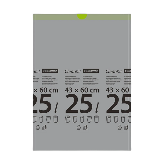 Tescoma Rub.bags CLEAN KIT med dragsko 25l,15 st