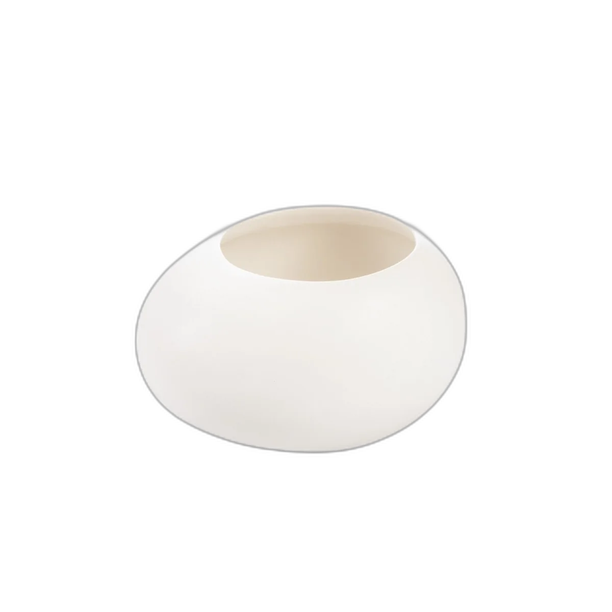 Tescoma Small plant pot FANCY HOME Stones, white