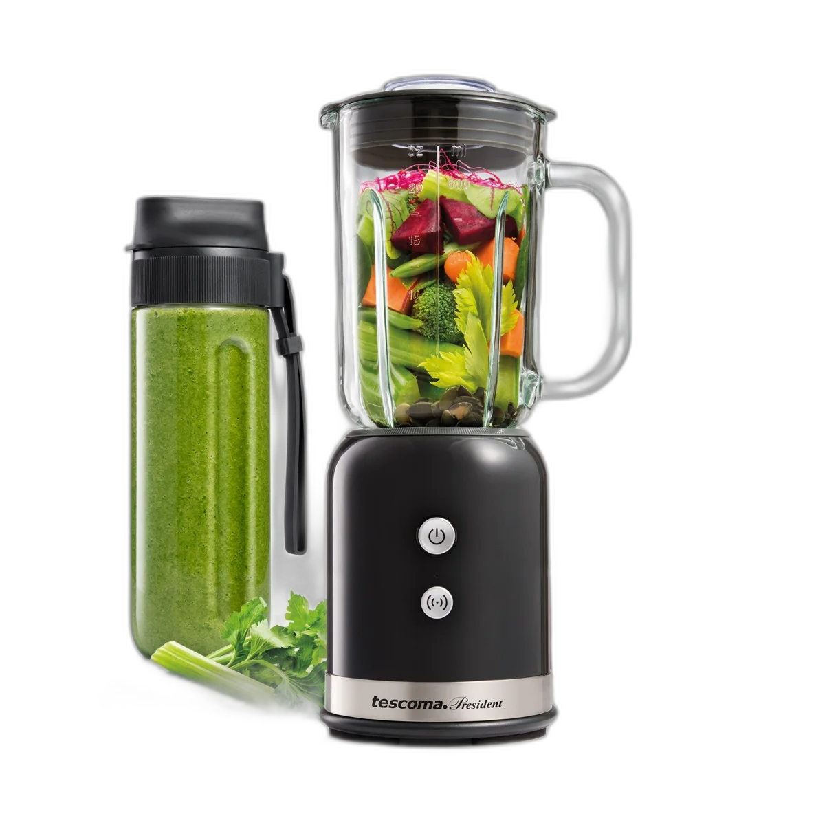 Tescoma Smoothie mixer PRESIDENT 0.6l, anthrazit