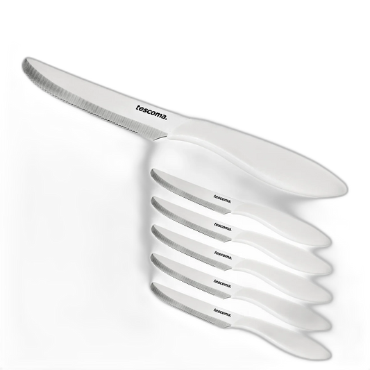 Tescoma Table knife PRESTO 12 cm, 6 pcs, white